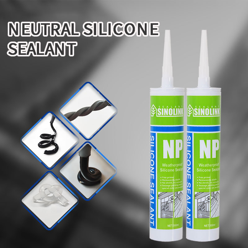 Aluminum and Glass sellador de silicona Waterproof Adhesive 280ml 300ml Cartridge Silicone Sealant