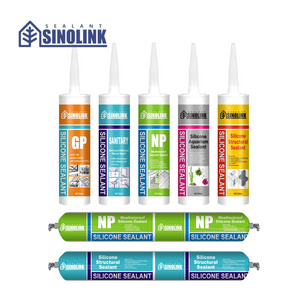 SINOLINK high quality neutral dubai high temp red stained glass silicone sealant