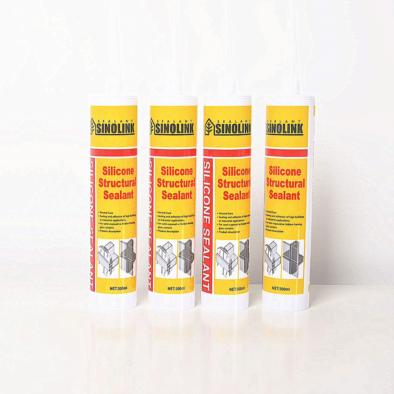 SINOLINK Sealant For Roofing Concrete Roof Leak Crack Structural Weather Resistant Silicone Sealant