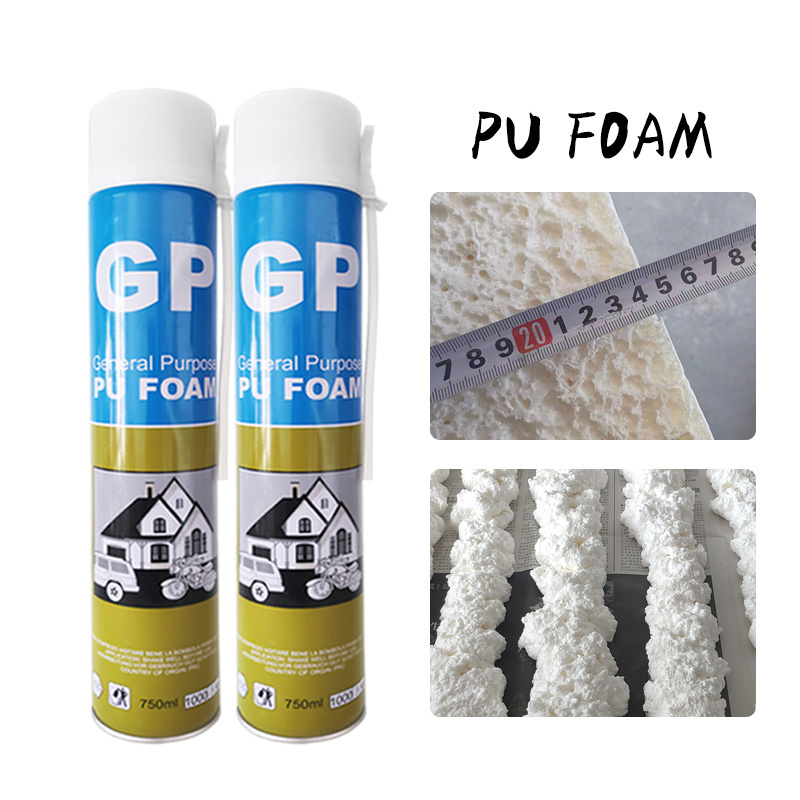 SINOLINK Factory Price PU Foam Polyurethane Adhesive Expanding Foam Spray PU Spray Foam Insulation