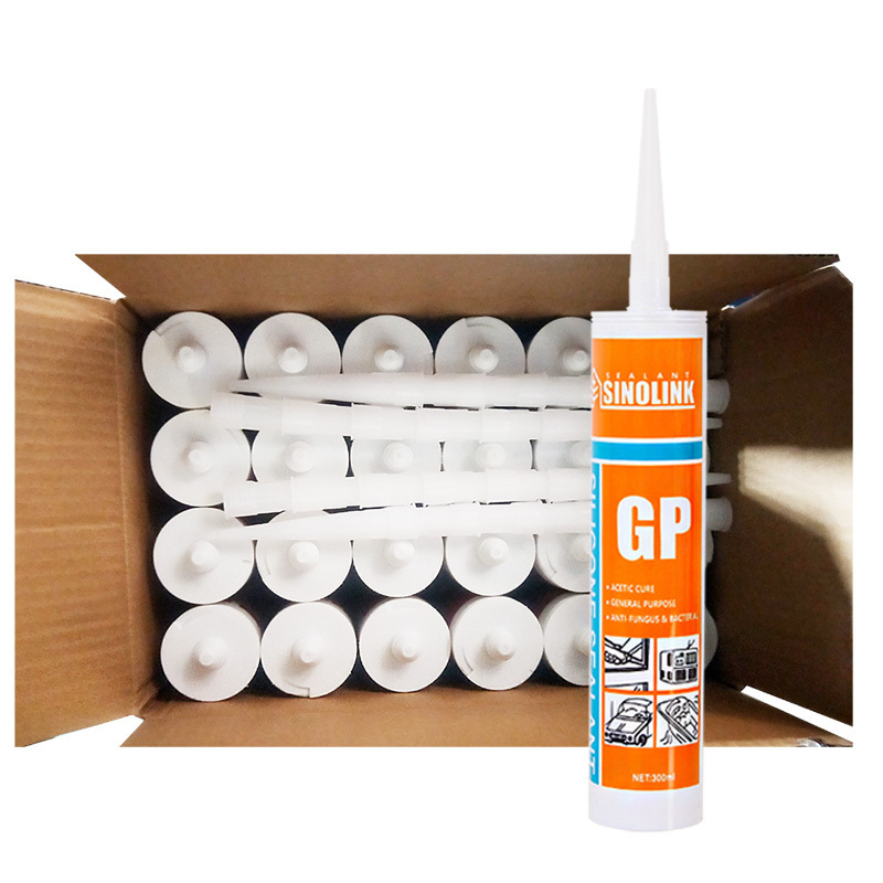 HOT SALE factory price for window glass Bathroom aquarium acetic neutral gp RTV transparent white black grey Silicone Sealant