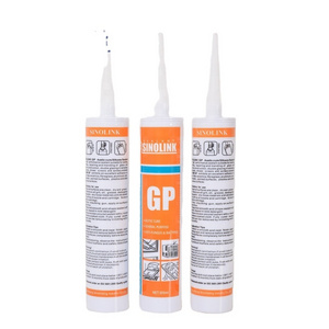 SINOLINK Gray silicone sealant adhesive glue fine tip for plastic