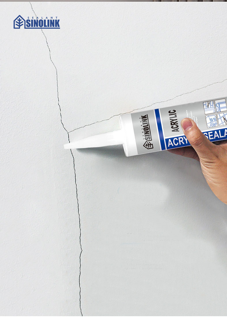 Fast Curing Paintable Free SampleS Waterproof Gap Filler Sealant Acrylic Sealant And Bulk Caulking For Kitchen Bathroom