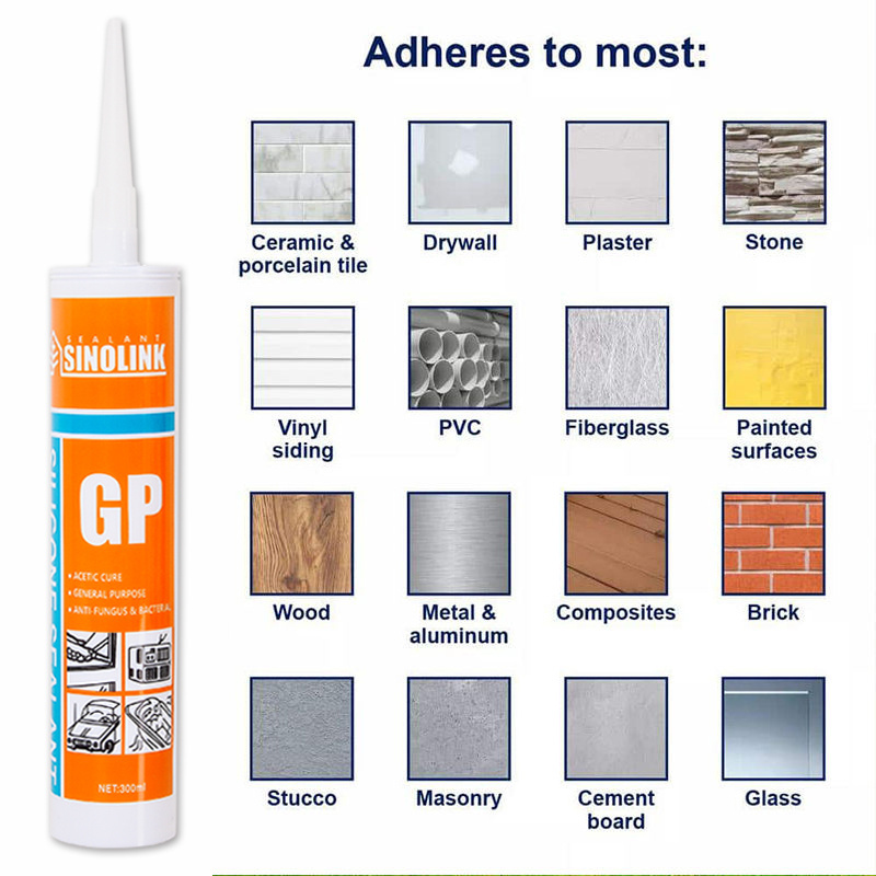 Free Samples White Black Cheap Price Uae Adhesives Best Sell Acetic Neutral Glue Silicone Sealant