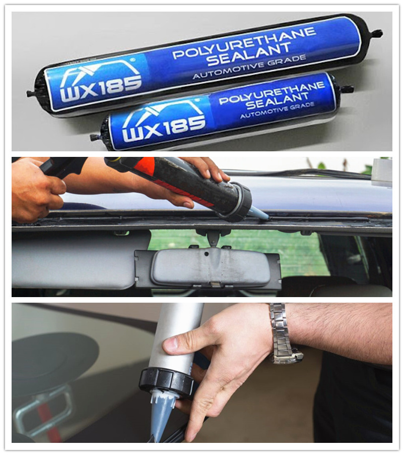 Hot Sale Construction Use Fast Curing Black/Gray/White PU Sealant Auto Glass Repair Polyurethane Sealant For Windshield