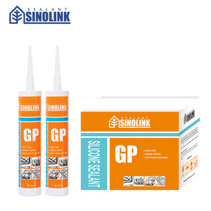 SINOLINK Multifunctional 300Ml Fast Cure Neutral 100% Asmaco Roof and Gutter General Purpose  Silicone Sealant