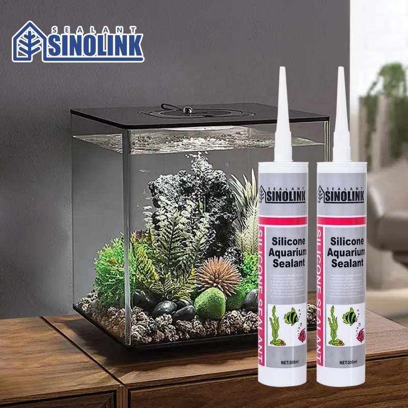 SINOLINK Multifunctional 300Ml Fast Cure Neutral 100% Asmaco Roof and Gutter General Purpose  Silicone Sealant