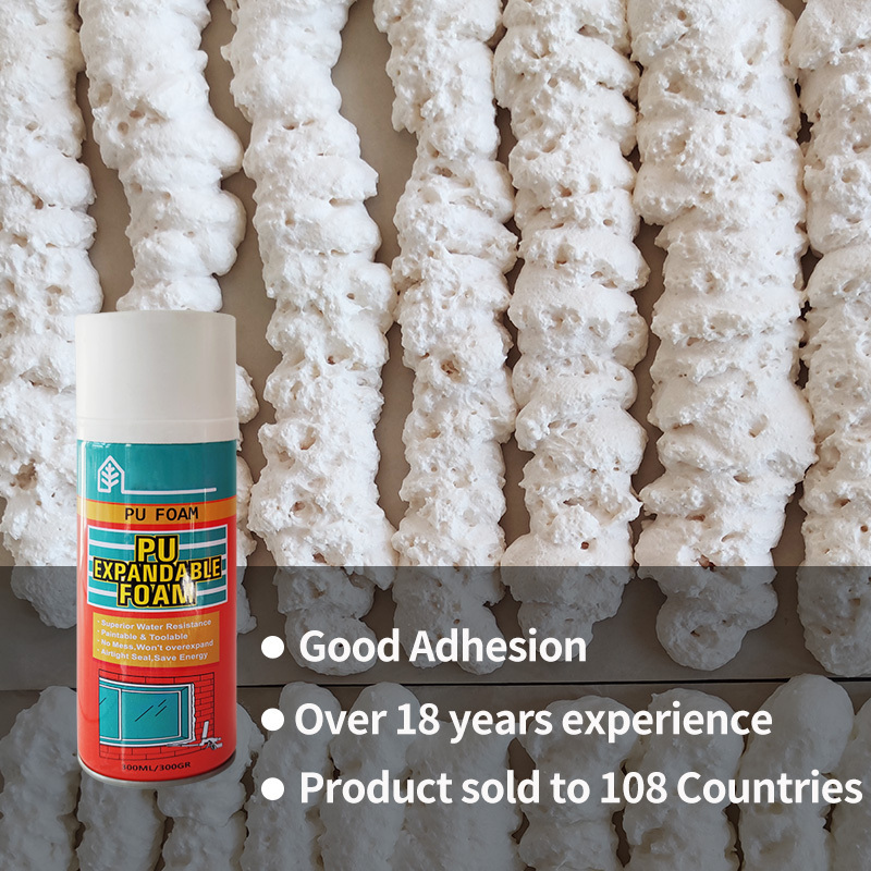 SINOLINK Factory Price PU Foam Polyurethane Adhesive Expanding Foam Spray PU Spray Foam Insulation