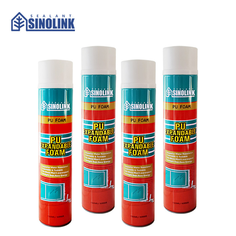 SINOLINK Super Performance Adhesives & Sealants PU Foam Sealant Production PU Foam Spray