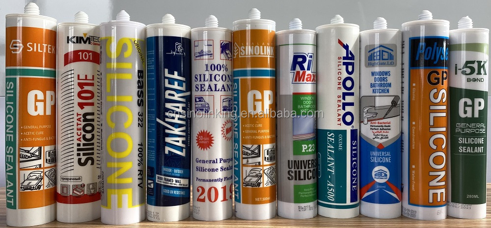 SINOLINK one part construction silicone sealant / rtv rubber / contact adhesive