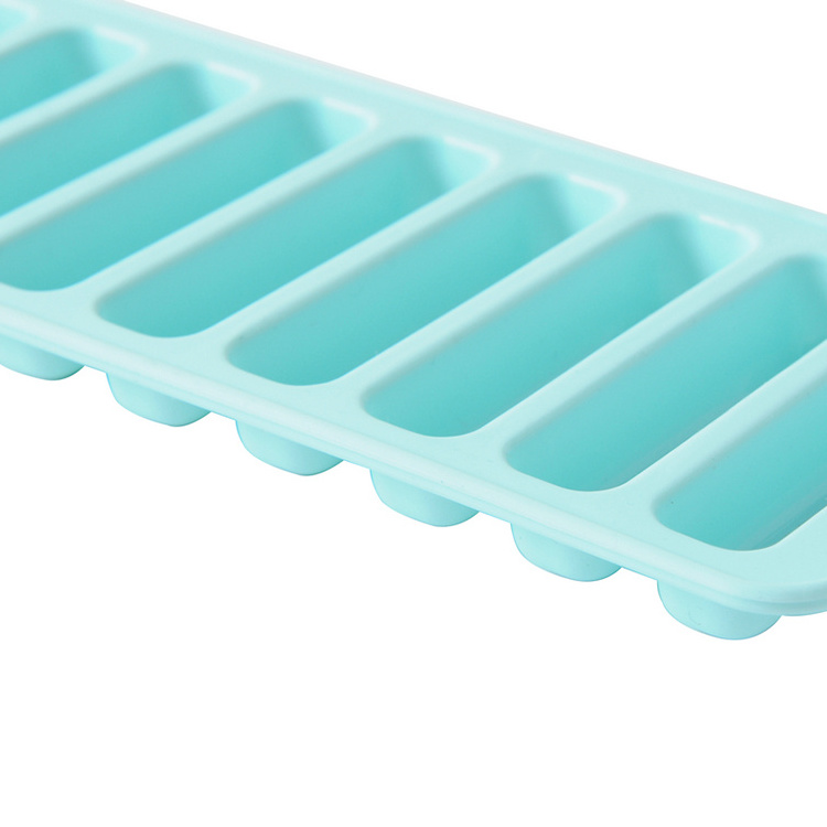 Food grade  10 cases long bar Special Ice lattice Silicone Rubber Customized Ice Mold  Ice Tray