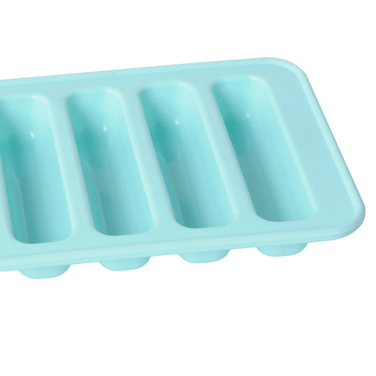 Food grade  10 cases long bar Special Ice lattice Silicone Rubber Customized Ice Mold  Ice Tray