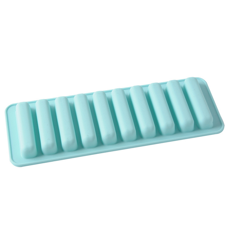 Food grade  10 cases long bar Special Ice lattice Silicone Rubber Customized Ice Mold  Ice Tray