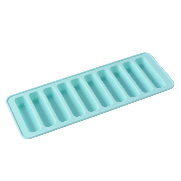 Food grade  10 cases long bar Special Ice lattice Silicone Rubber Customized Ice Mold  Ice Tray