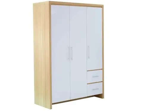 Manufacturer's wholesale price bedroom furniture wooden clothes wall wardrobe cabinet with 4 doors and drawers