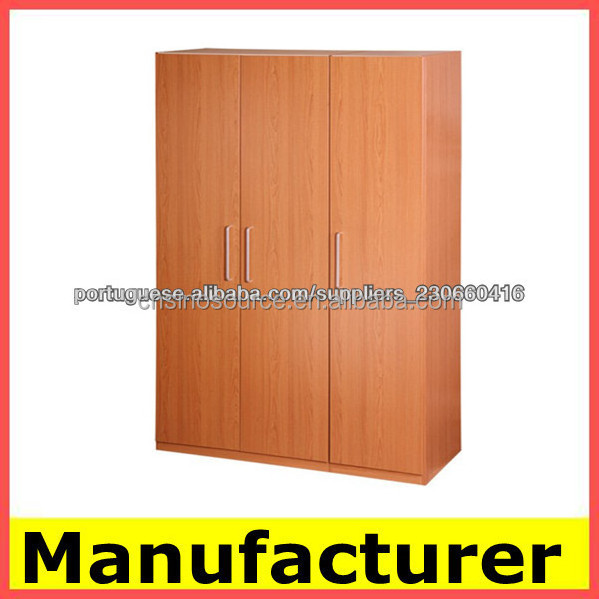 Hot Sale Easy KD Wooden Wardrobe Specific Wall Use and Modern Appearance Portable Clothes Closet