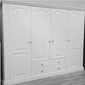 Manufacturer's wholesale price High quality 3 4 doors mdf bedroom new design wardrobe clothes cabinet for bedroom