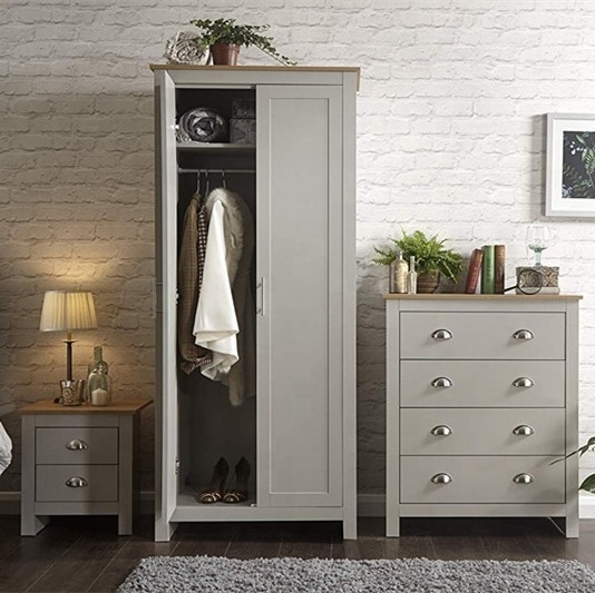 Best Western Country Style High Quality Bedroom Furniture Bedroom Set-Wardrobe/Chest Drawers/Bedside