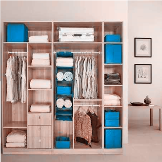 Hot Sale Easy KD Wooden Wardrobe Specific Wall Use and Modern Appearance Portable Clothes Closet