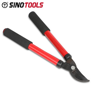 Tree trimmer tool branch cutter garden pruning bypass lopper with sharp steel blade