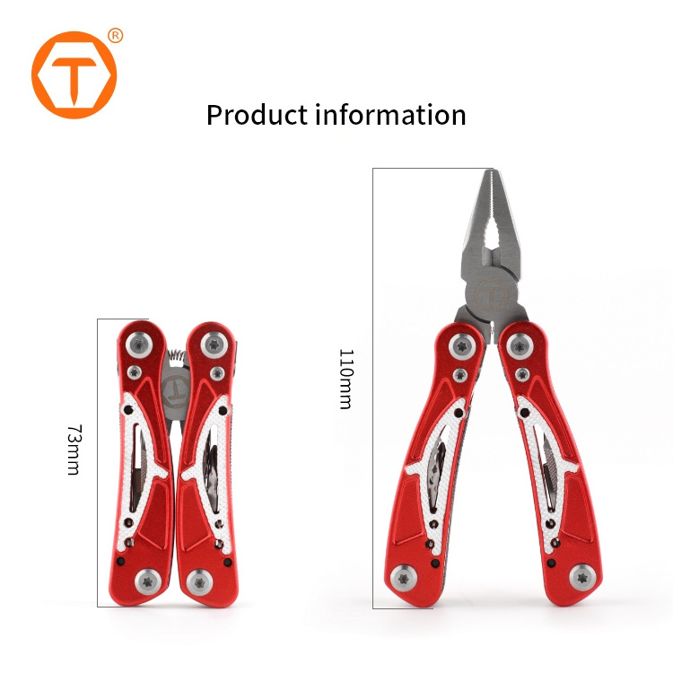 12 in 1 multi use tool function folding pliers alicate multi purpose multifunctional pliers