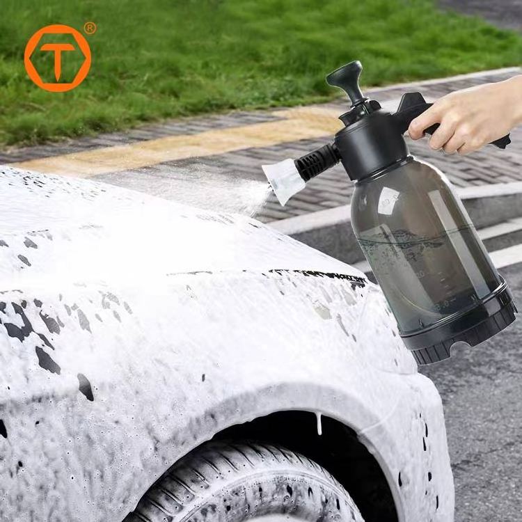 2L Portable Plastic Home Car Wash Washer High Pressure Car Detailing Spray Bottles Hand Pump Water Manual Car foam Sprayer