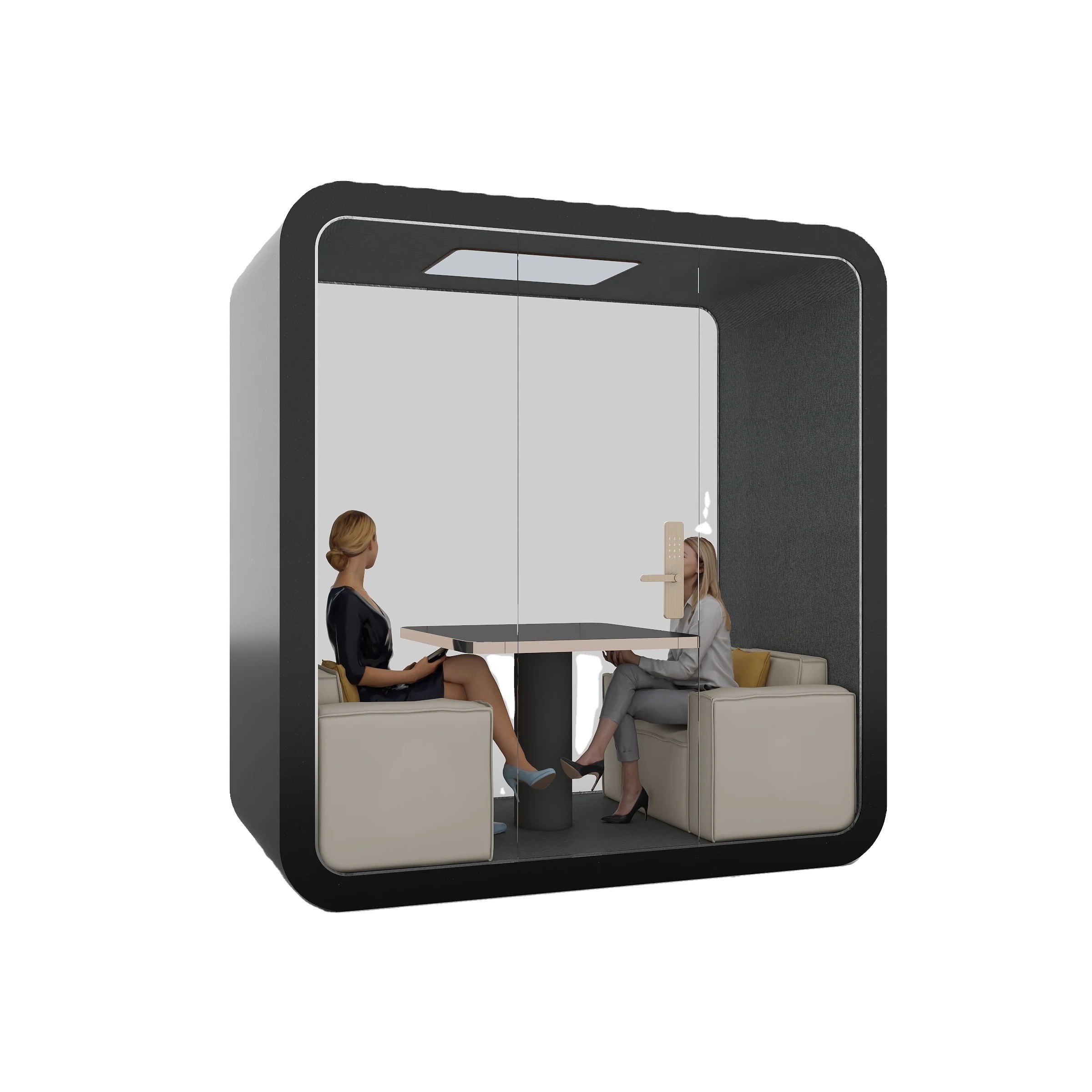 2024 Magic Space Portable Office Large Phone Booth Leisure Meeting Pod Soundproof Vocal Booth