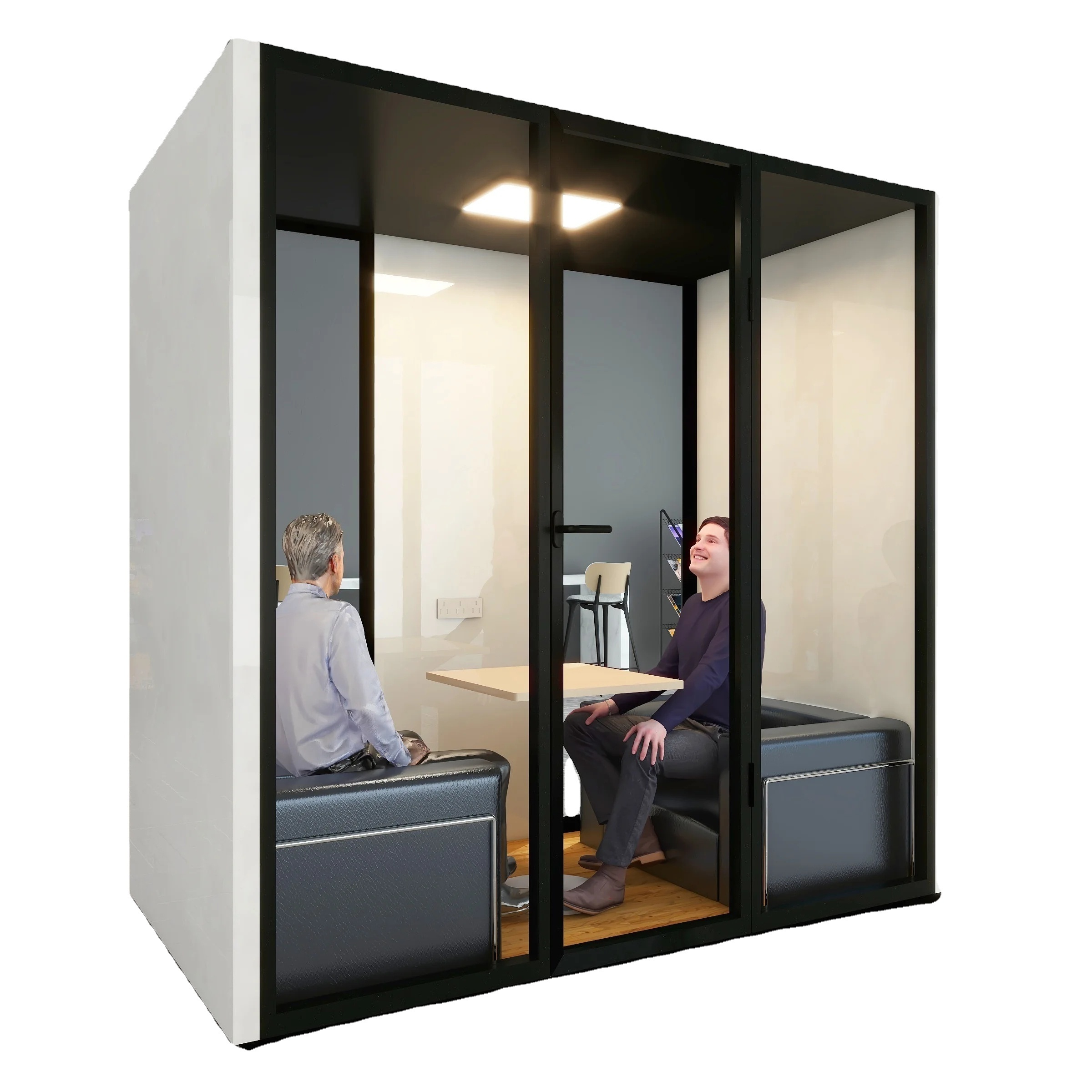 2024 Magic Space Portable Office Large Phone Booth Leisure Meeting Pod Soundproof Vocal Booth