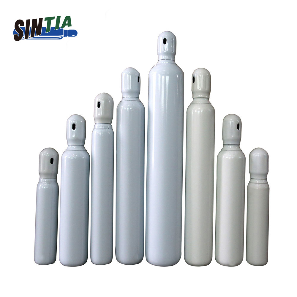 China Supplier TPED High Pressure Medical Seamless Oxygen/argon/C2H2 Acetylene  Gas Cylinders Size 2-50L Tank