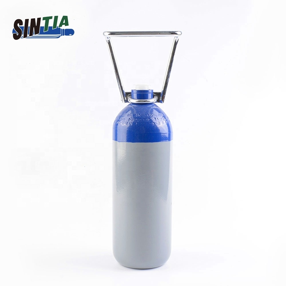 High Purity Xenon Gas Price With High Pressure 2.7l Seamless Steel Gas Cylinders And Valves