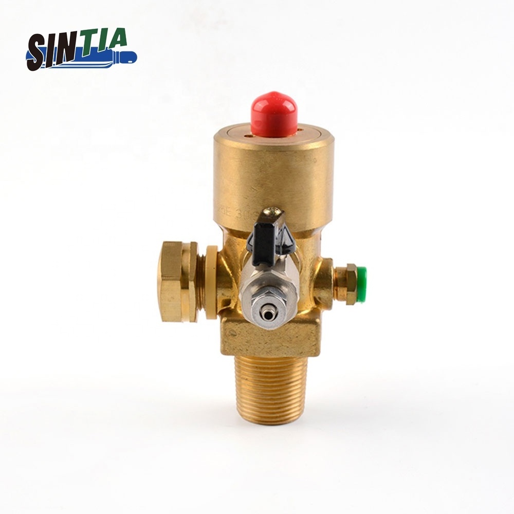 China factory supply quality assurance TPED multi style safety control brass gas cylinder valve