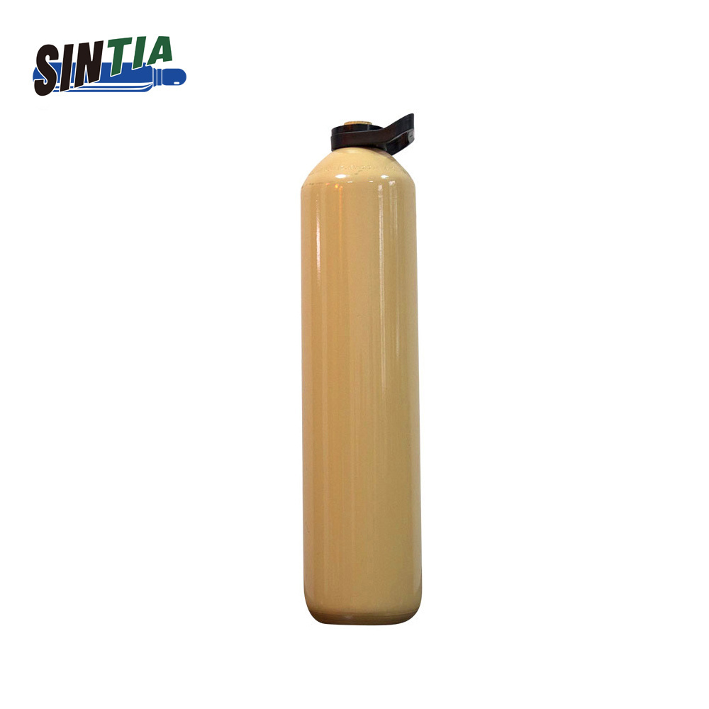 ISO9809-1 TPED High Pressure Co2 C2H2 acetylene Cartridge Seamless Steel Gas Cylinder/bottle