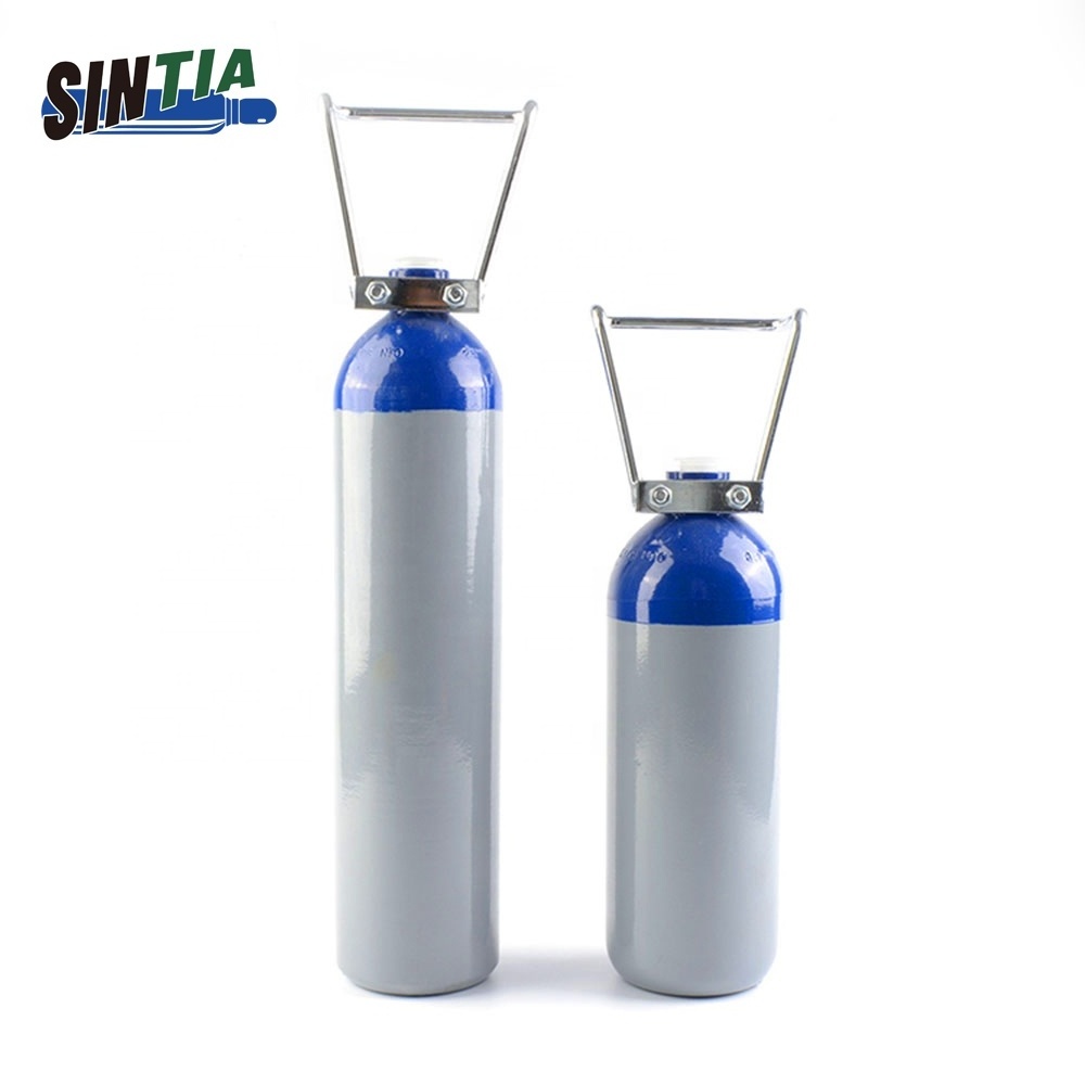 High Purity Xenon Gas Price With High Pressure 2.7l Seamless Steel Gas Cylinders And Valves