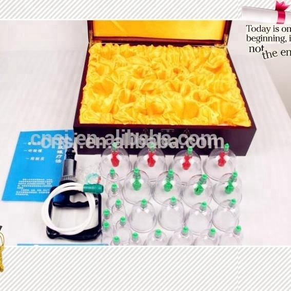 Chinese traditional 24 cupping set cupping kit