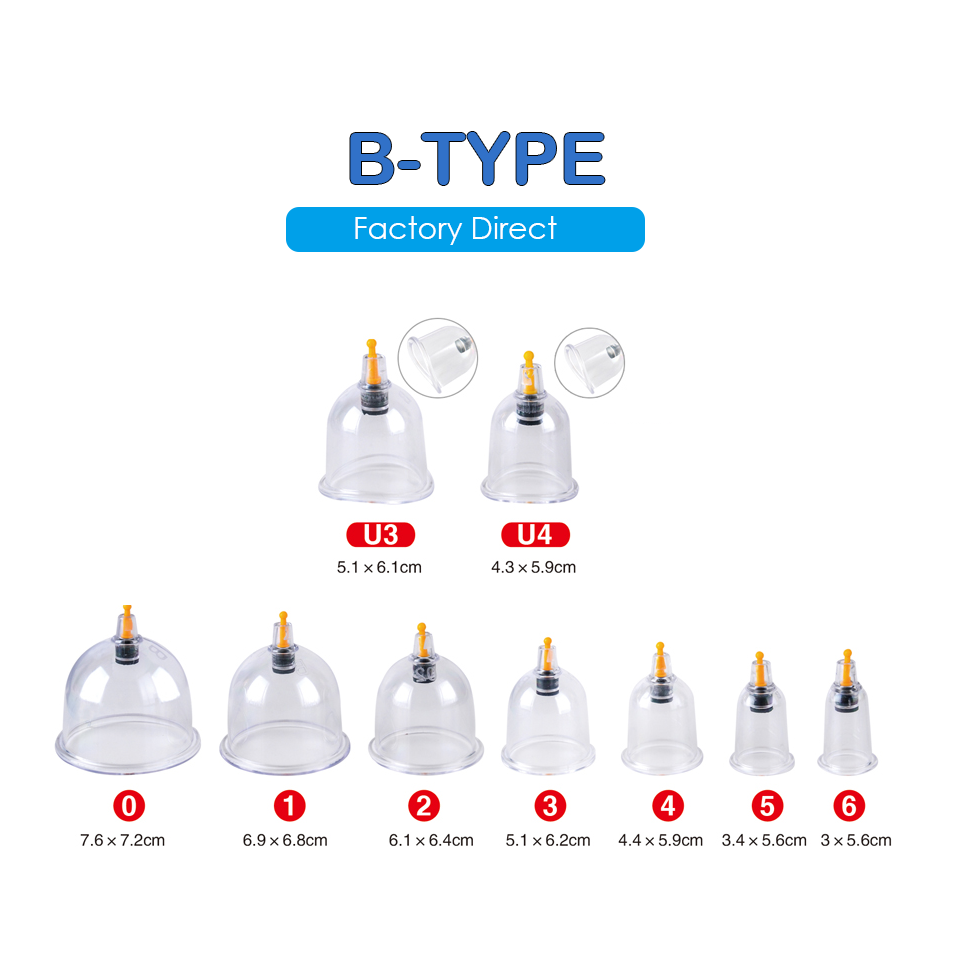 Disposable Suction  Cuuping Hijama Cups Wholesale