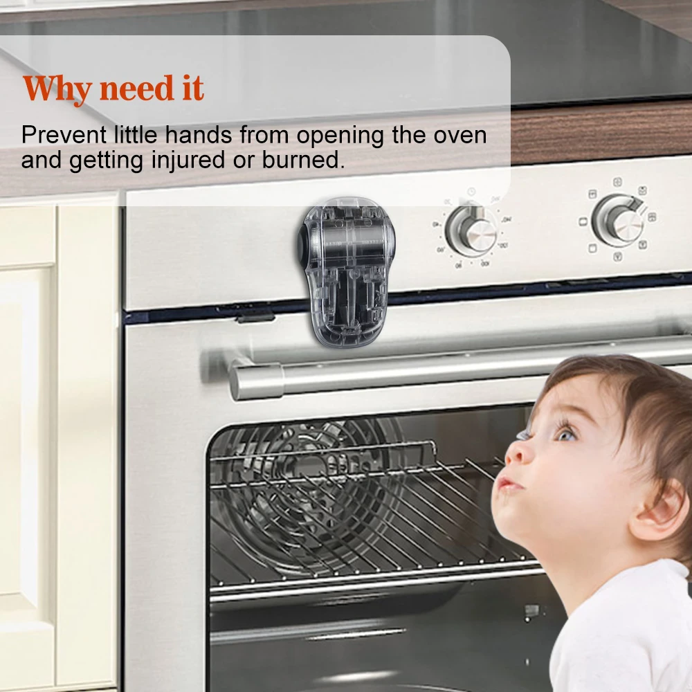 Baby New design child safe lock prevents children from playing with oven door child safety doorstop