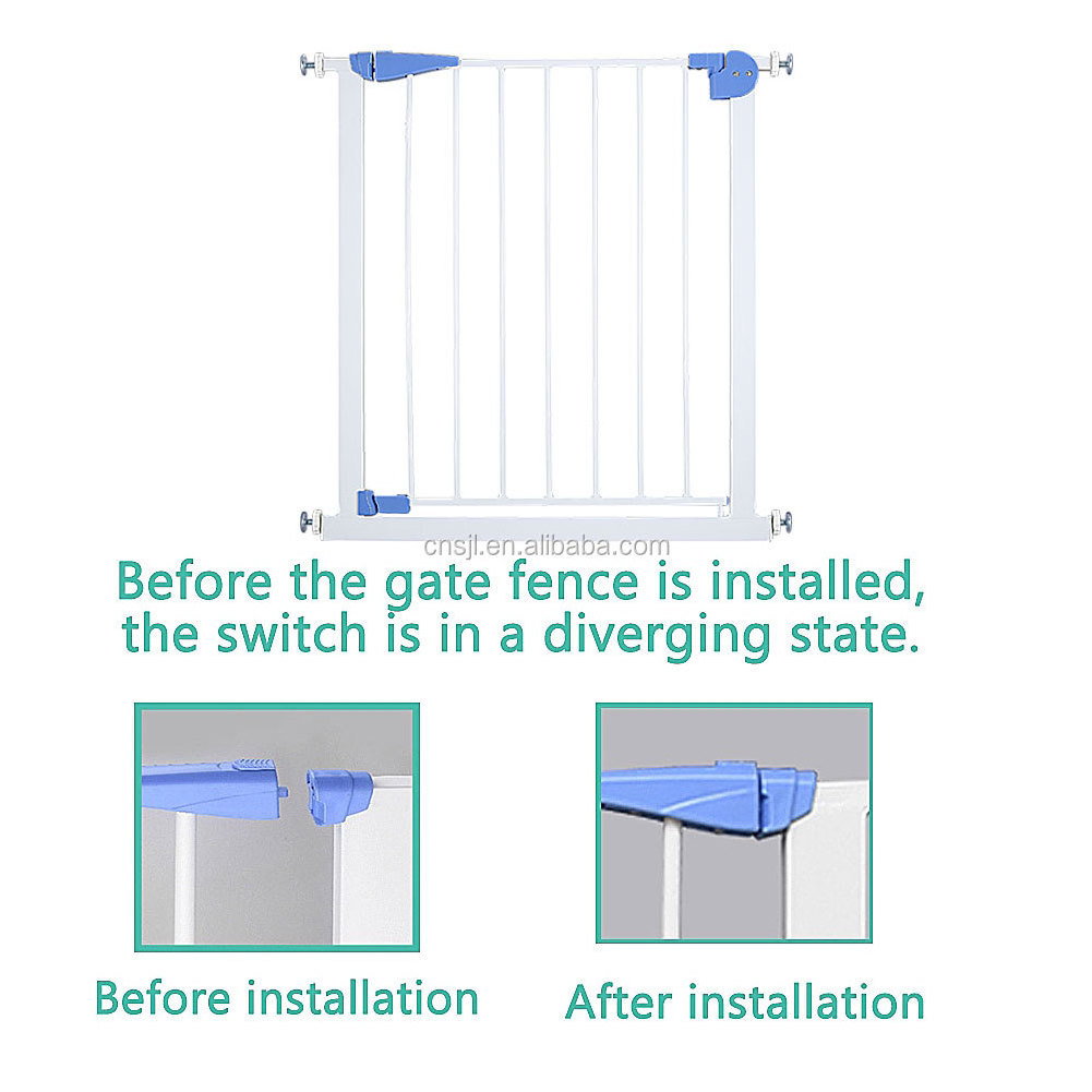 auto close baby safety gate for child other baby supplies seafty door stairs barrier edge electronic retractable baby gate