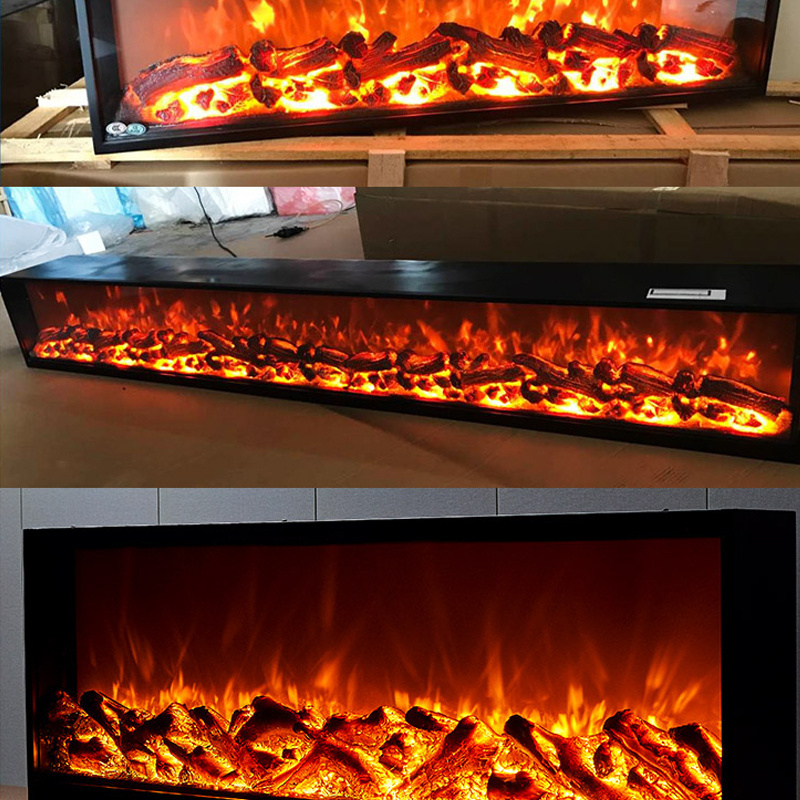 Smart Steam LED Flame TV Stand Decorative Fireplace 5-Year Warranty Silent Automatic Water 3D Water Heating Electric Fireplace