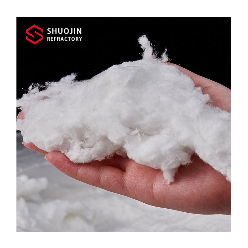 Factory customized 1400C Polycrystalline Mullite Fiber Wool high quality ceramic fiber cotton ceramic wool