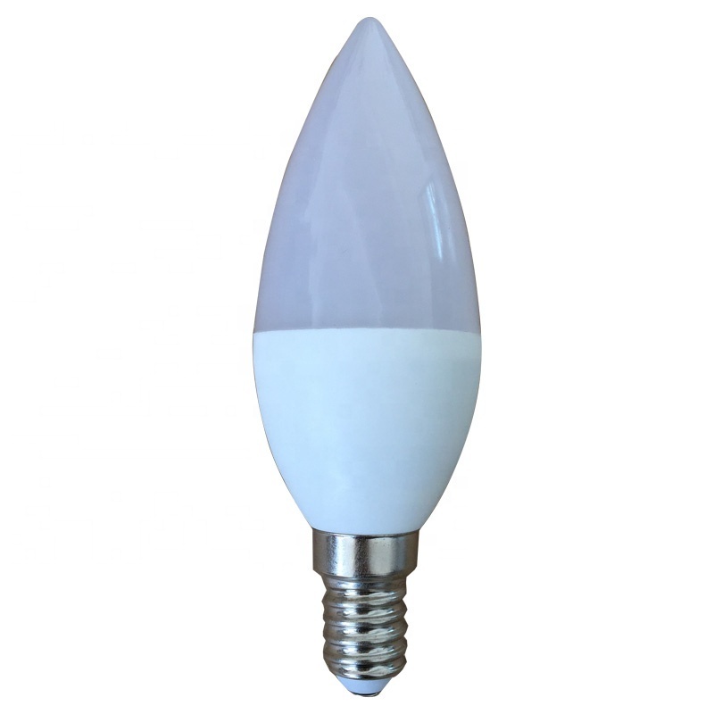 Candle lamp led bulb ceiling light e14 housing using 5w led bulb dimmable led bulb 110V-130V/220-240V