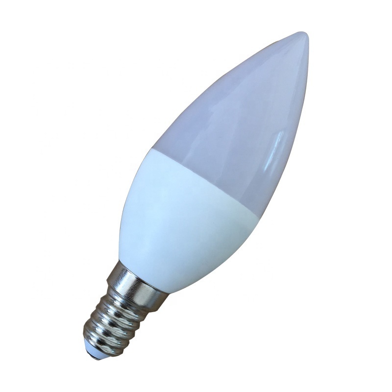 Candle lamp led bulb ceiling light e14 housing using 5w led bulb dimmable led bulb 110V-130V/220-240V