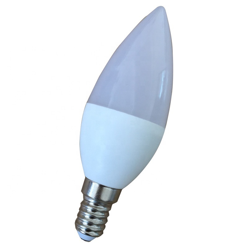 Candle lamp led bulb ceiling light e14 housing using 5w led bulb dimmable led bulb 110V-130V/220-240V