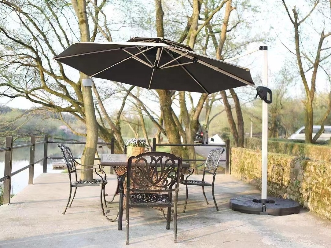 Customized garden umbrella outdoor Furniture Large uv pool umbrella patio rain cover outdoor cantilever umbrella