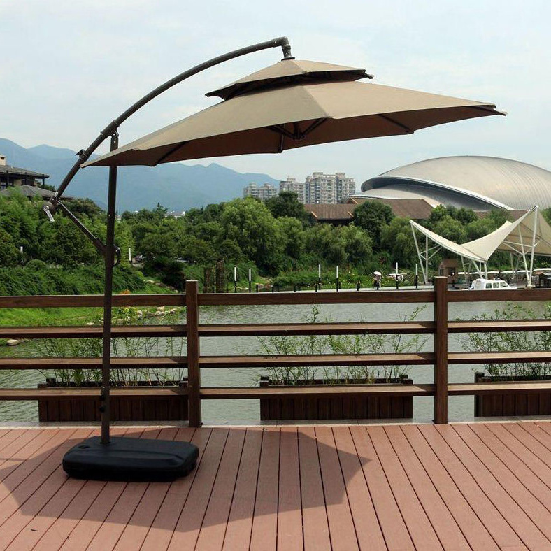 Wholesale Outdoor Folding Green Restaurant Courtyard Sun House Garden Umbrella