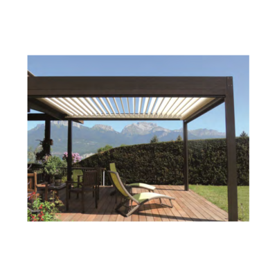 Multifunctional electric aluminum louver pergola Remote Control Pergola Outdoor Gazebo with screen