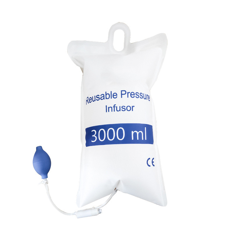 skyhope saline pressure infusion bag with pump piston gauge infusion and transfusion