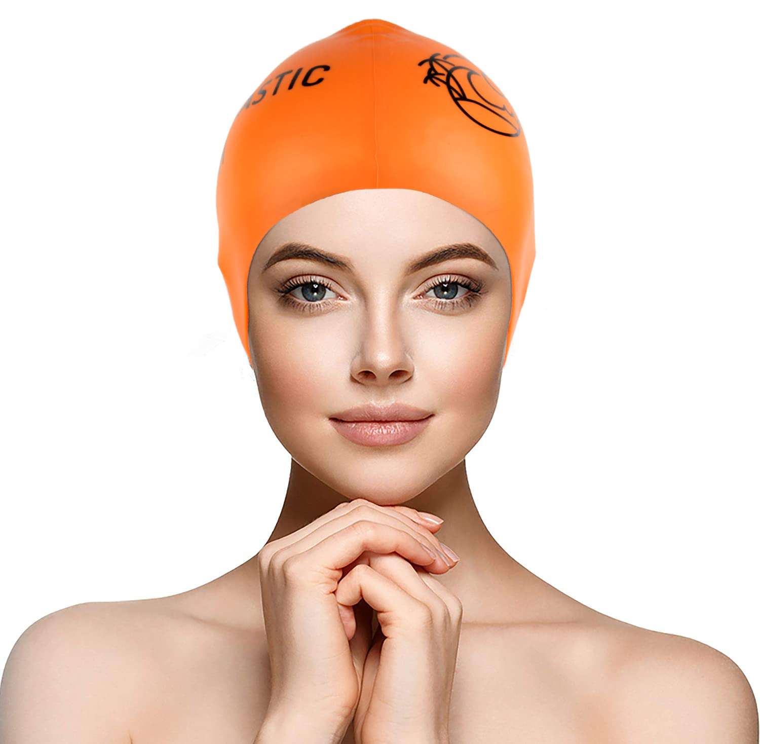 Eco-friendly Silicon Bathing Caps Adults Kids Customized Logo Swimming Hat Silicone Latex Free Flat Swim Cap