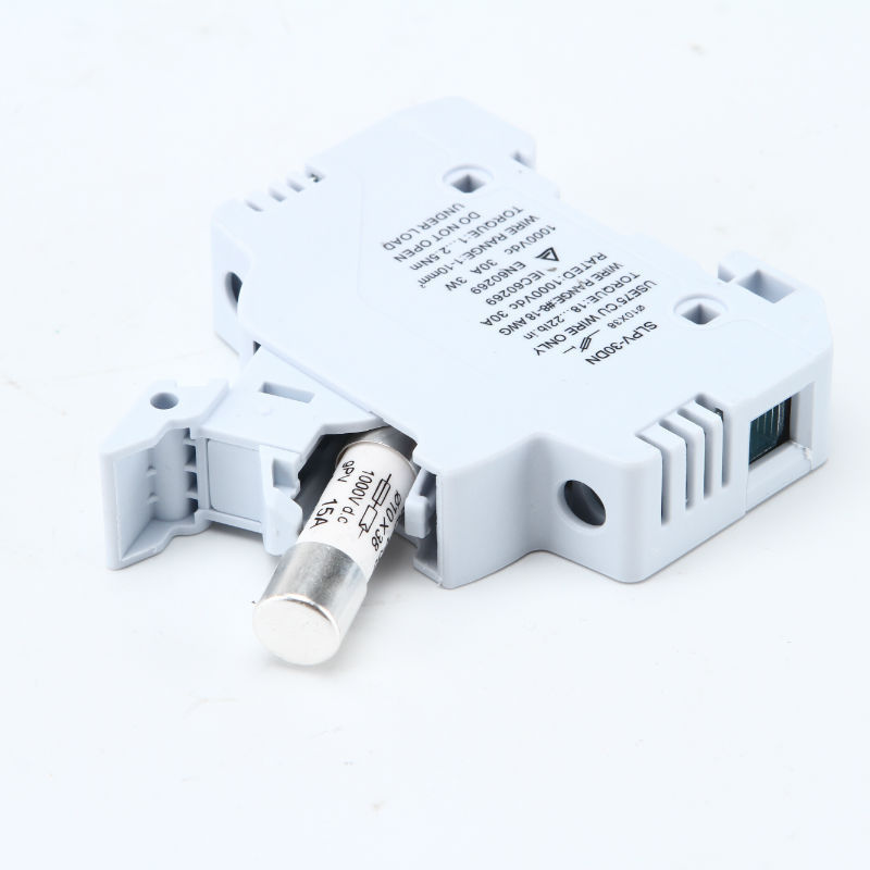 1000Vdc Din Rail Solar gPV Fuse Holder for gPV Fuse 10x38mm