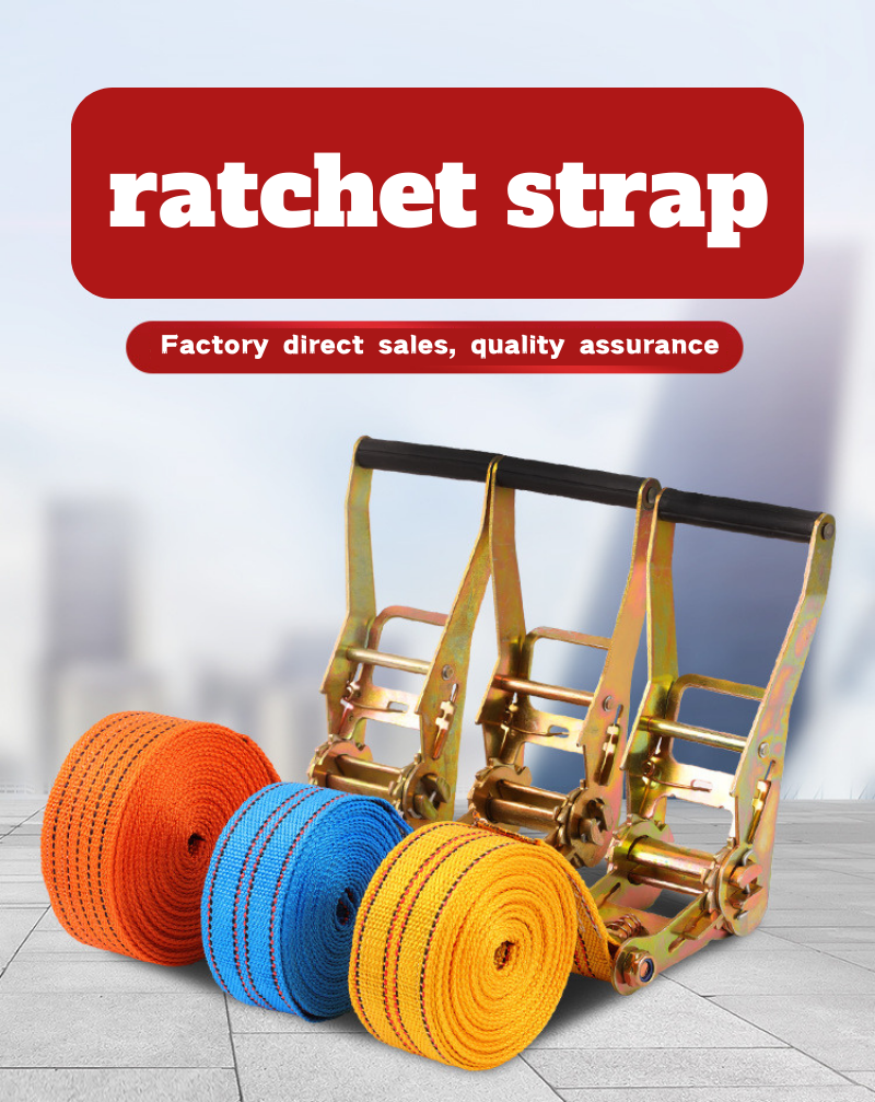 Tianma 35mm 2000kg 4m Ratchet Tie Down Strap/Cargo Lashing Strap Belt