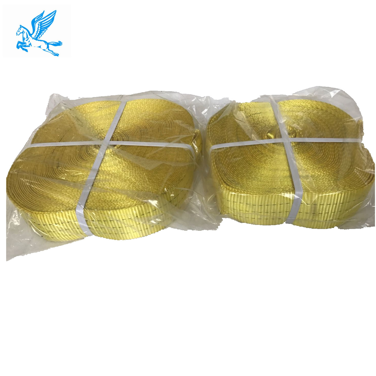 soft flat round webbing belt sling for lifting and rigging sling webbing tape, polyester webbing 75mm